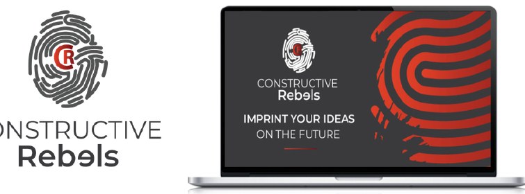 Constructive Rebels logo and pitch deck