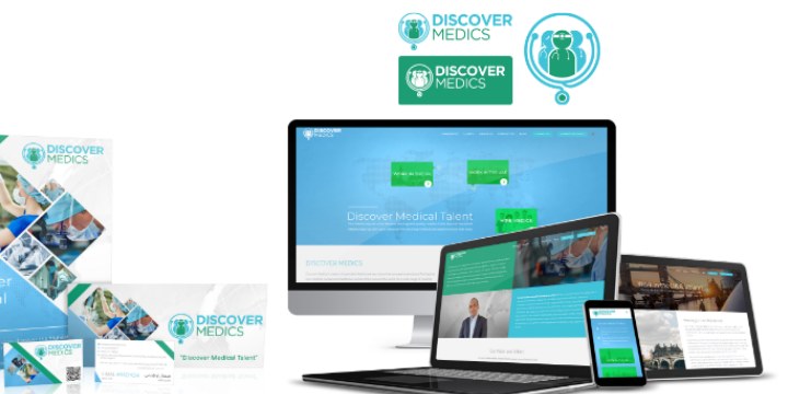 Discover Medics brand identity and responsive website