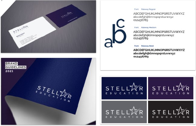 Stellar Education branding package